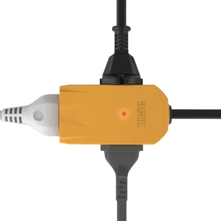 مشترك كهرباء iLock 5070 Mini بـ 3 مخارج 10 أمبير 250 فولت 2500 وات وكابل 1.5 متر أبيض