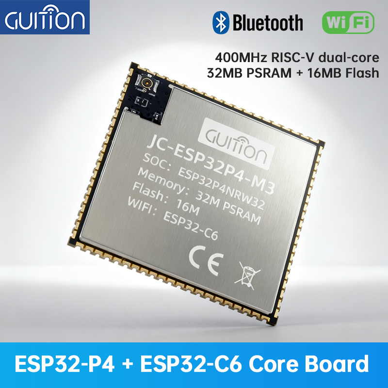 GUITION JC-ESP32P4-M3-C6 ESP32-P4 Core Module 32MB PSRAM 16MB Flash Wi-Fi 6 BLE