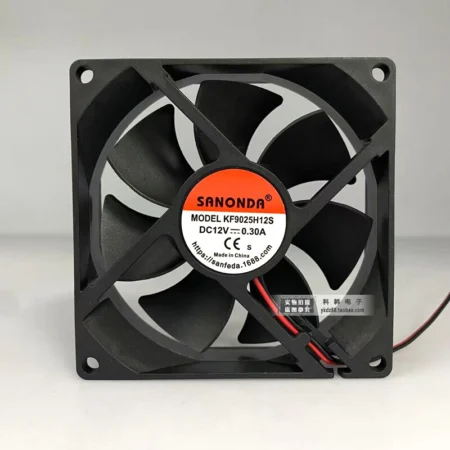 SANONDA KF9025H12S 12V DC Brushless Cooling Fan 90×90×25mm 0.30A