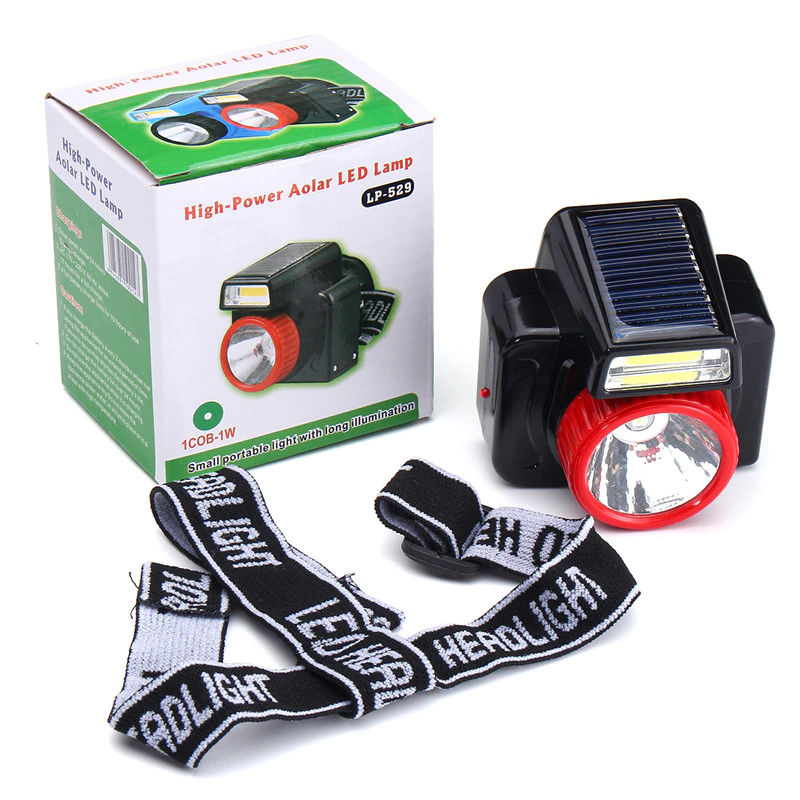 LP-529 Super Bright Solar Power Headlamp Flashlight