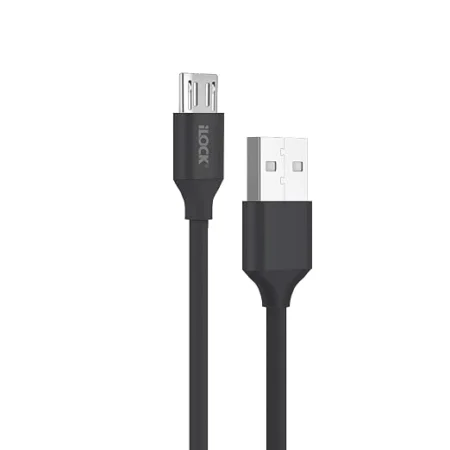 iLock 5086 USB-A to Micro USB Fast Charging & Data Cable 1m Black