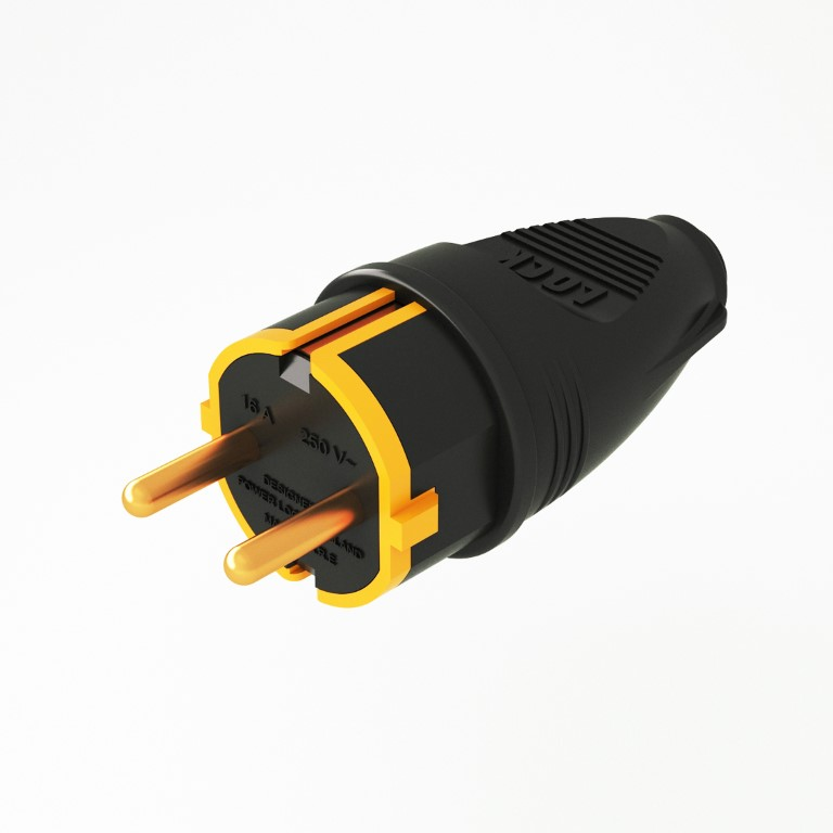 iLock 5002 Power Male Plug 16A 250V 3500W European Design