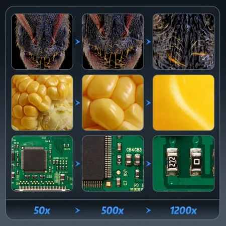 330H 7 Inch LCD Digital Microscope 1080P 1200X 5MP