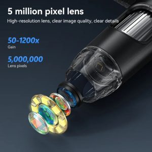 330H 7 Inch LCD Digital Microscope 1080P 1200X 5MP
