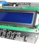 1602 LCD Board Keypad Shield Blue Backlight For Arduino Uno 16*2 LCD Shield